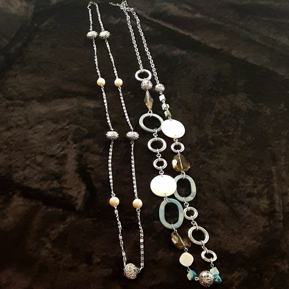 Lia Sophia Jewelry - 2 long statement necklaces